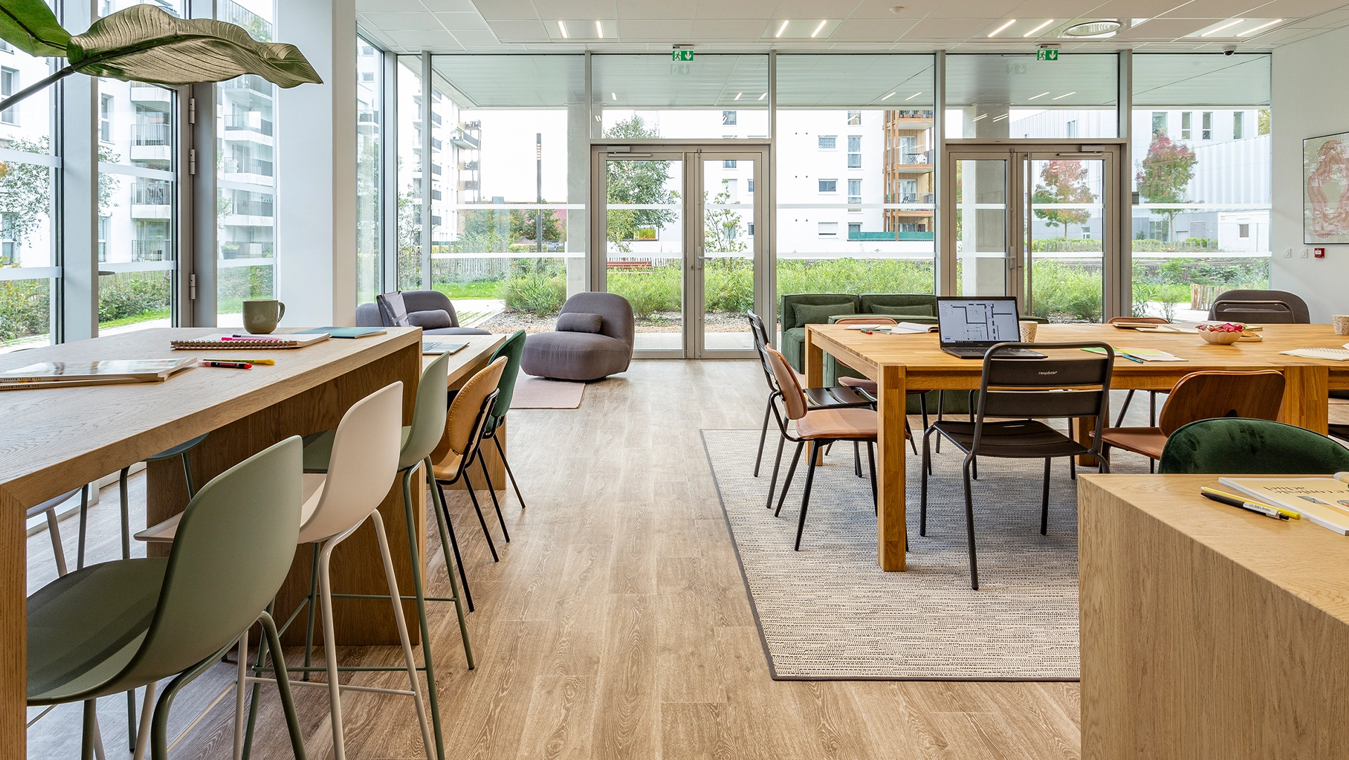 Salle commune résidence Campus Parc Les Belles Années Tours — espace de vie et coworking